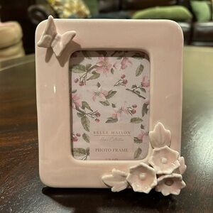 Pink Floral Photo Frame